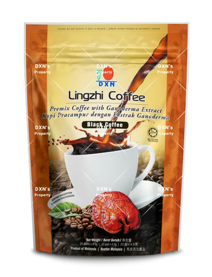 Oryginalne opakowanie DXN Lingzhi Black Coffee